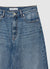 Jeans wide leg con strass
