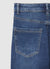 High-waisted bootcut jeans