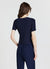 Ribbed V-neck T-shirt