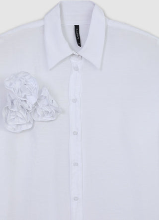 Camicia rose applicate