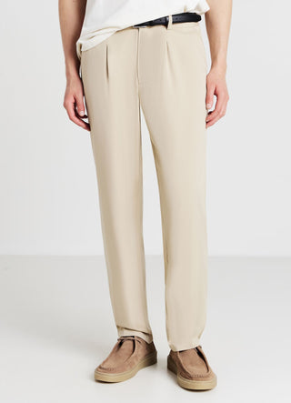 Trousers with pleats