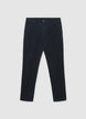 Pantaloni straight in velluto a coste con doppia pinces - 44