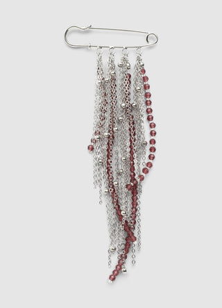 Épingle à nourrice avec charms pendants