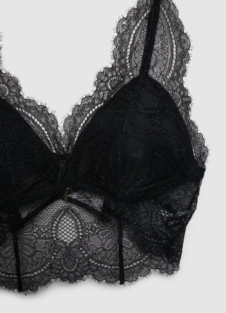 Bralette alta con accessorio
