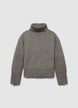 Rollkragenpullover mit englischer Rippung - M/L