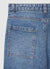 Solid colour baggy relaxed jeans