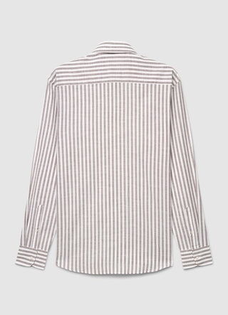 Camicia a righe con colletto classico