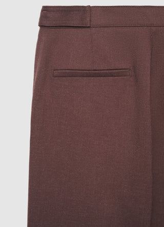 Pantalon flare avec boutons bijoux