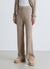 Pantaloni ginnici lunghi palazzo a trecce con coulisse