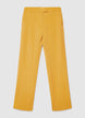 Pantaloni dritti con spacchi al fondo - XS