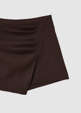 Skort con pieghe