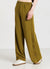 Pantaloni palazzo con bottoni laterali