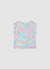 T-shirt stampa Stitch con frange