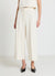 Pantaloni palazzo cropped tinta unita