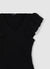 Bubble fabric ruffle T-shirt