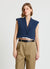 Short waistcoat with lapels and flaps