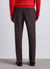 Unifarbene Straight-Leg-Hose mit verstellbarem Bund