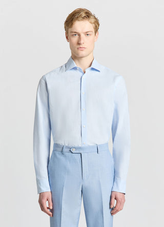 Klassisches Hemd aus Jacquard-Stoff