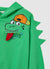Felpa over con cappuccio e stampa dinosauro