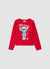 T-shirt con stampa Stitch natalizia