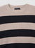 Ribbed striped jumper