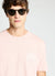T-shirt con ricamo fiore e stampa botanica