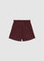 Leinenmisch-Shorts mit Fransen am Saum