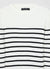 Round neck striped jumper