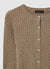 Cardigan con trecce