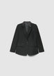 Giacca blazer monopetto gessata con paillettes - XS