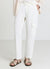 Plain-coloured cargo trousers