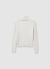 Strickpullover mit Zopfmuster und Rollkragen