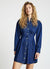 Denimkleid mit Abnähern und Knöpfen