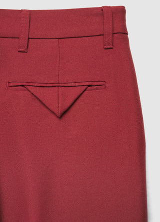 Pantaloni dritti con spacchetti