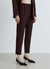 Pantaloni con pinces e vita elasticizzata