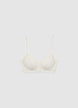 Wire-free lace triangle bra - 75 B