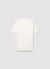 Textured solid colour crew neck T-shirt
