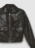 Shiny leather-effect jacket