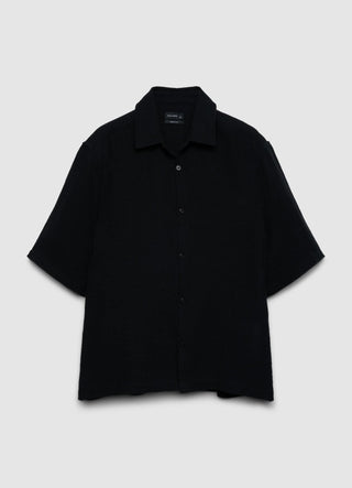 Camicia boxy tinta unita
