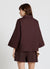 Blusa con colletto e maniche tre quarti