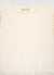 Vestito bimateriale con paillettes