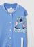 College-Bomberjacke mit Stitch-Print