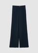 Solid colour palazzo trousers - XS