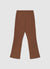 Solid colour flare trousers