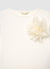 Body con applicazione fiore