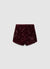 High-waisted shorts with sequins