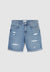Pantaloncini jeans con strappi