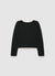 Cardigan con profili a contrasto e bottoni gioiello