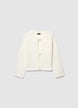 Cardigan con bottoni a tinta unita - S