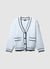 Cardigan con profili a contrasto